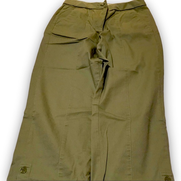 Coldwater Creek Green Cropped Pants - Picture 5 of 5